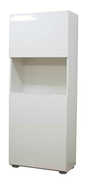 【3月中旬頃まで出品】【日本製】シューズボックス ホワイト幅75cm ハイタイプ Amazon|家具工場直販 家具ファクトリー 高級 下駄箱 ハイタイプ